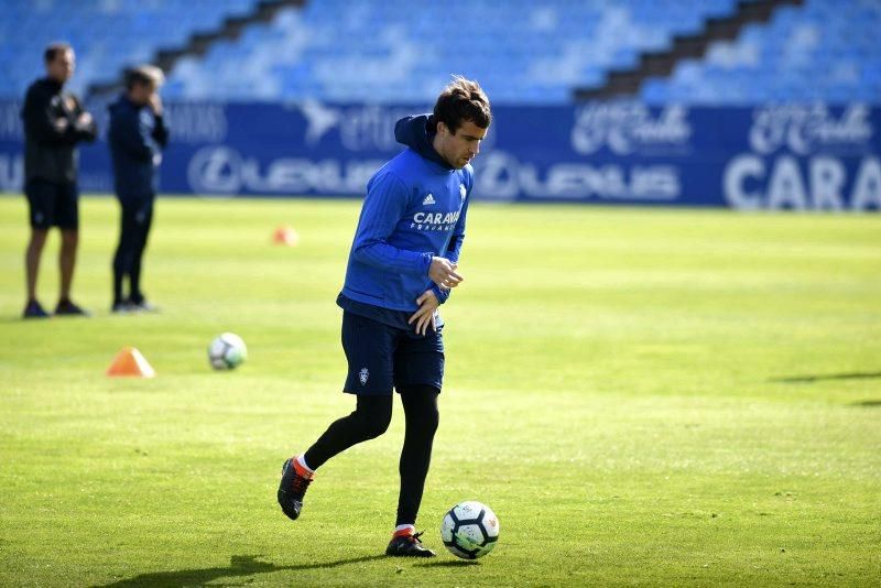 El Real Zaragoza se prepara para el 'derbi' de mañana