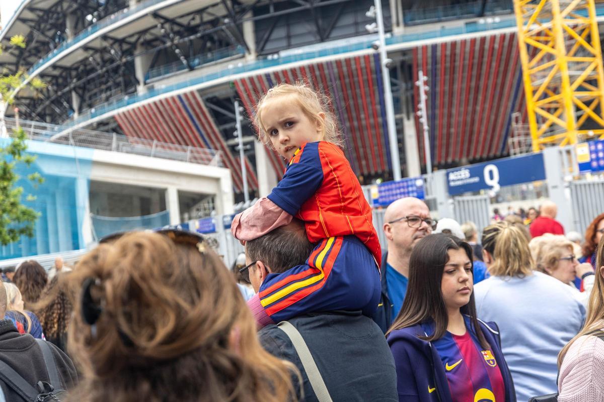 Así está el Camp Nou antes del decisivo partido del Barça femenino contra el Bayern
