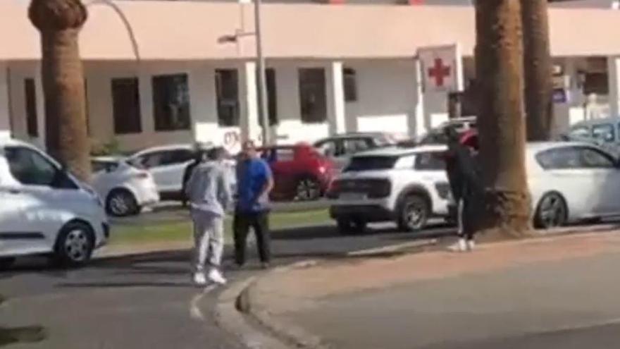 Pelea entre conductores en Fuerteventura