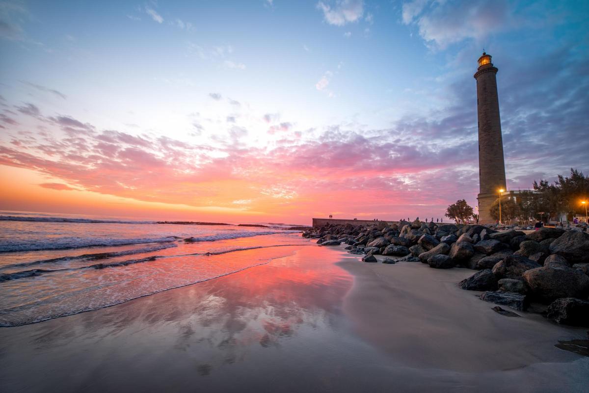 Faro de Maspalomas en Gran Canaria