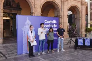 Lectura del manifiesto del día internacional contra la LGTBIfobia en Castelló