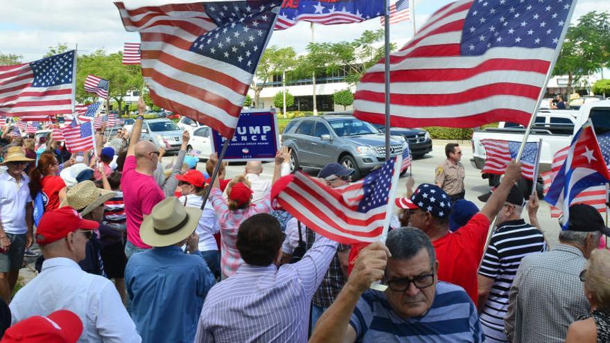 Simpatizantes de Trump, en Miami