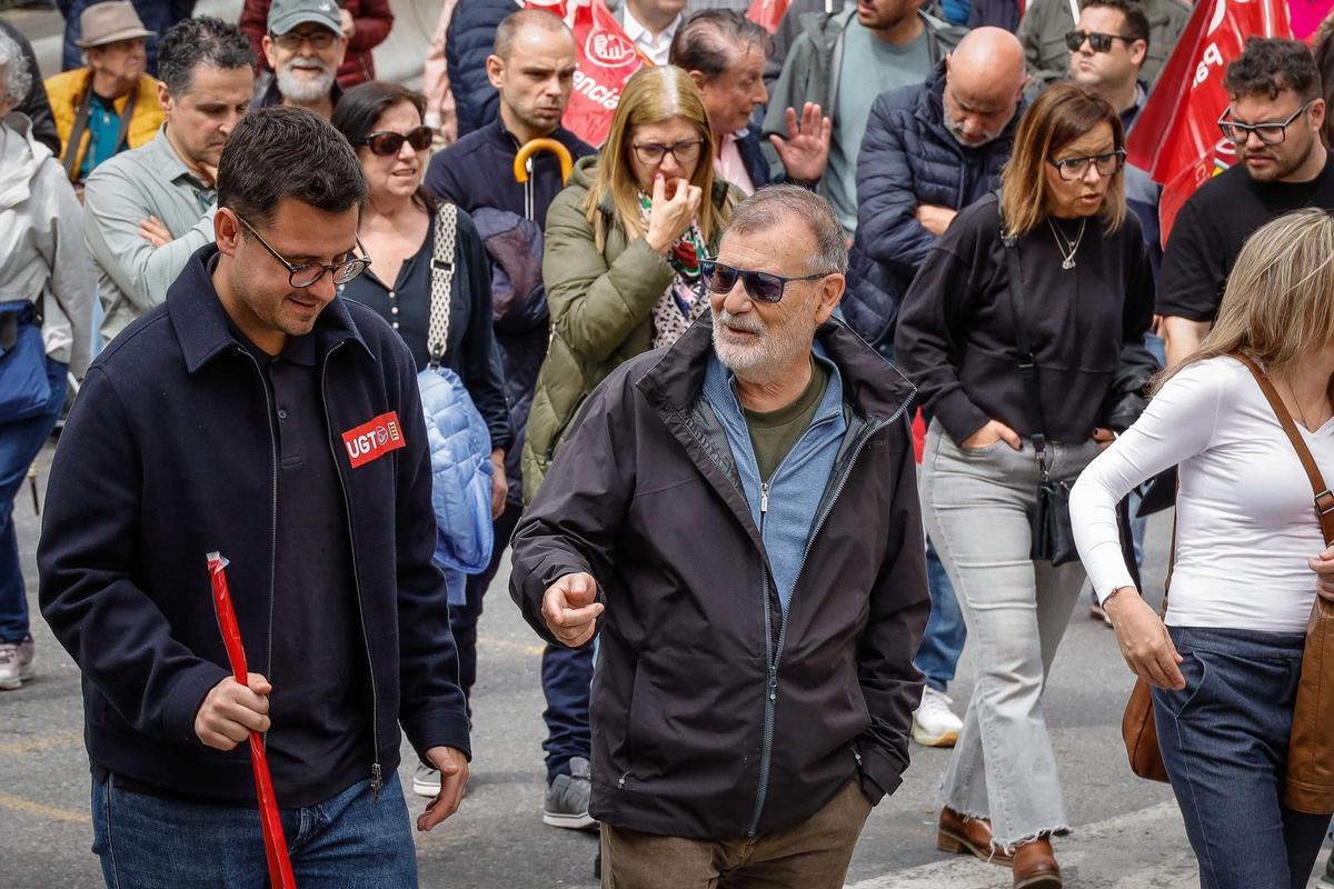 Las imágenes de la manifestación del 1 de Mayo en Alcoy Las imágenes de la manifestación del 1 de Mayo en Alcoy