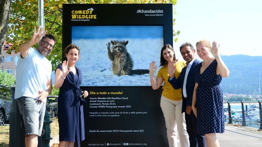 Un momento de la inauguración de la muestra.