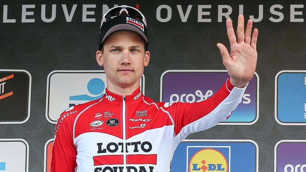 Wellens dedicó la victoria al compañero fallecido, Goolmaerts