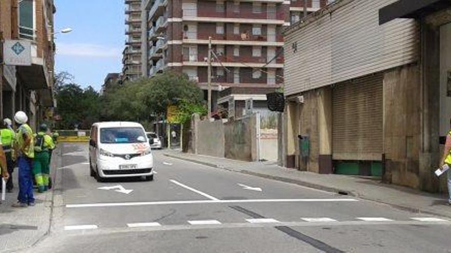 La carretera del Pont és ara de sentit ascendent cap al Viladordis