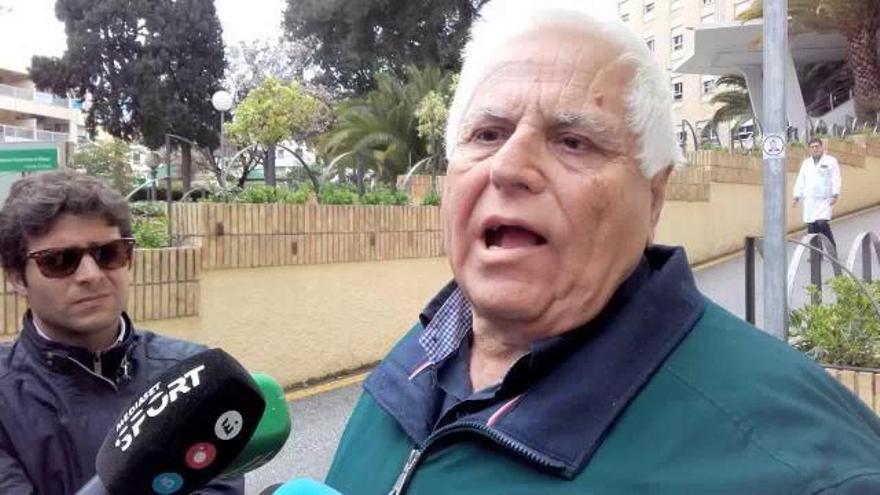 "Samuel está animado, quiere salir ya del hospital y entrenar"