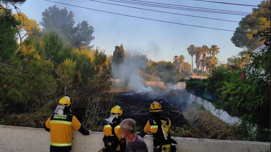 Solar donde se produjo el incendio