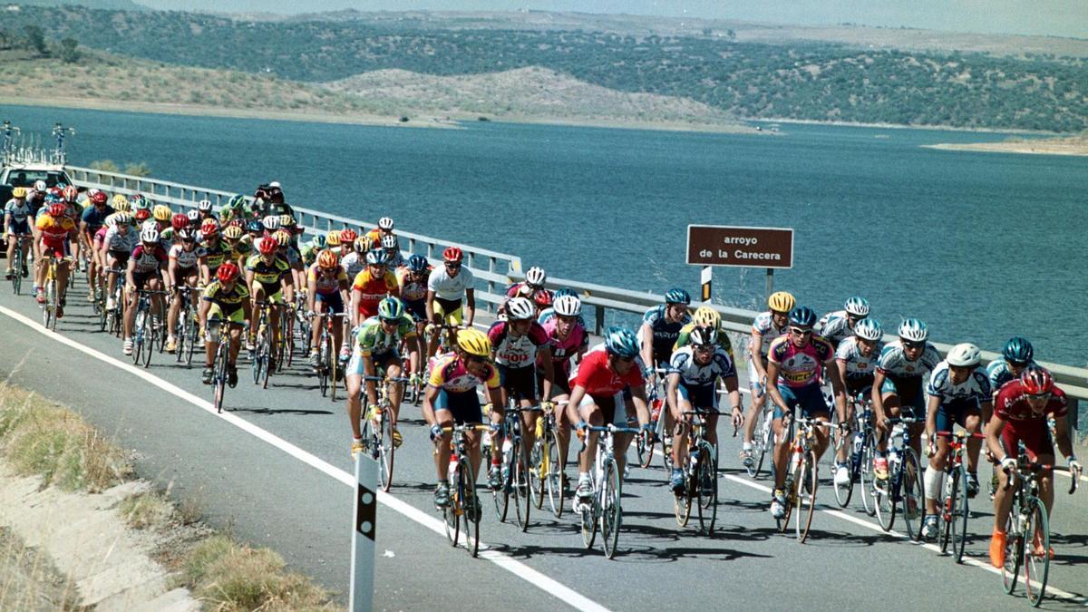 Imagen de archivo de la Vuelta Ciclista a Extremadura durante la etapa Casar de Cáceres - Jaraíz de la Vera.