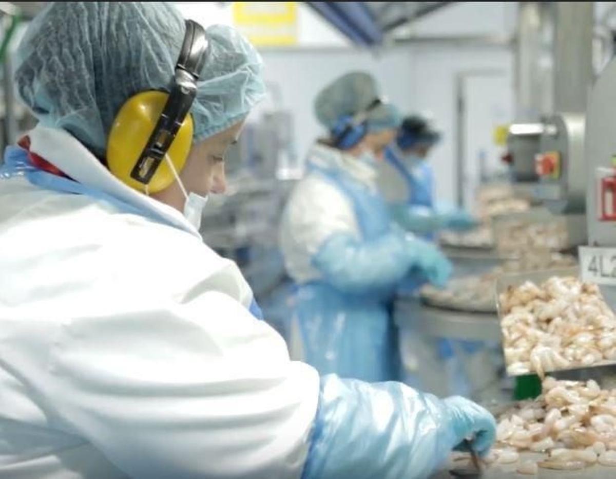 Trabajadoras de la fábrica de Congalsa
