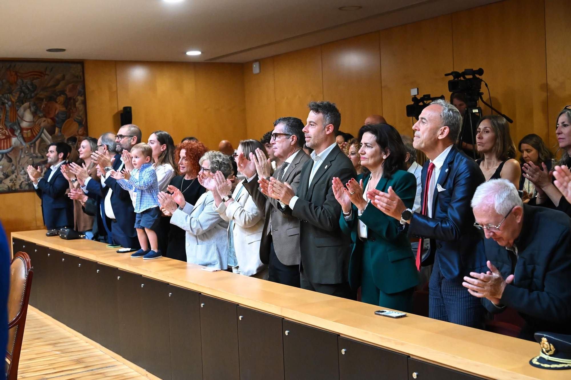 Celebración del Día de Europa en Benidorm y entrega de la distinción a Enrique Ballester