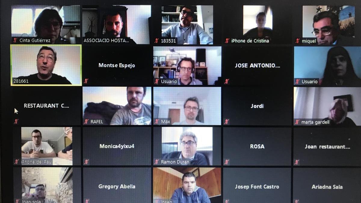 La xerrada virtual entre Joan Roca i els hostalers empordanesos