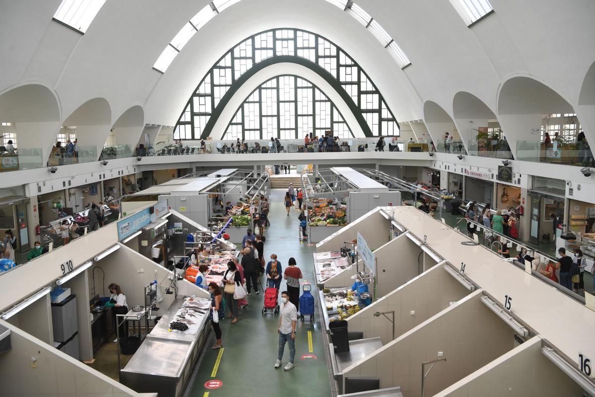 Feira de Economía Social, Solidaria e Sustentable de Ecos do Sur en el mercado de San Agustín