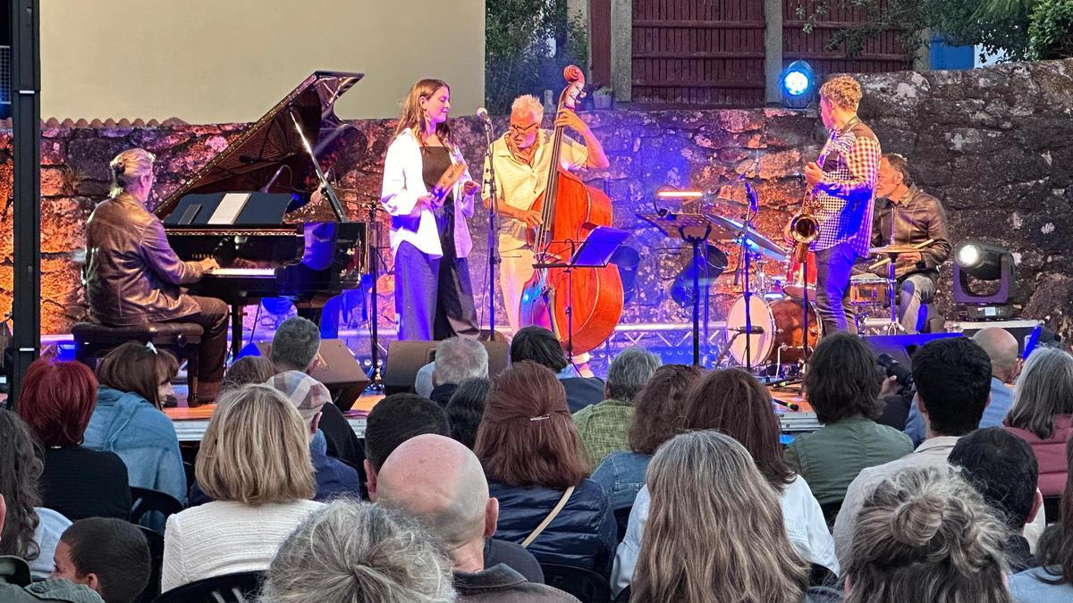 Concierto de Kin García Quinteto en el festival Ames Jazz