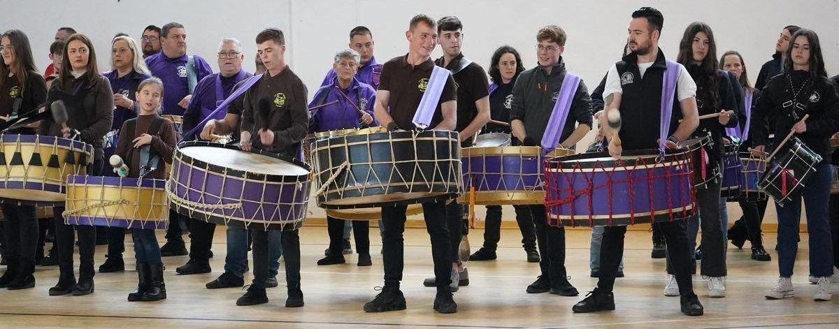 El año pasado, la tamborada de Vila-real tuvo que realizarse a cubierto a causa de las inclemencias meteorológicas,