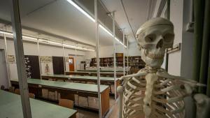 Aula de un instituto en Barcelona, este curso.