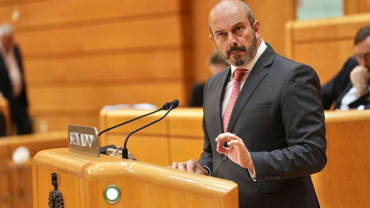 Pedro Rollán en el Senado.