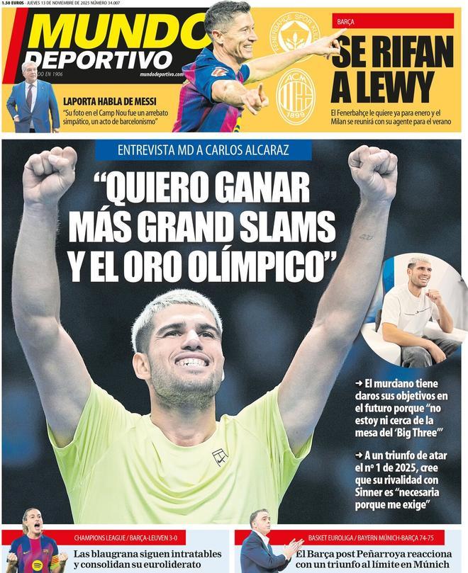 Estas son las portadas de la prensa deportiva de hoy