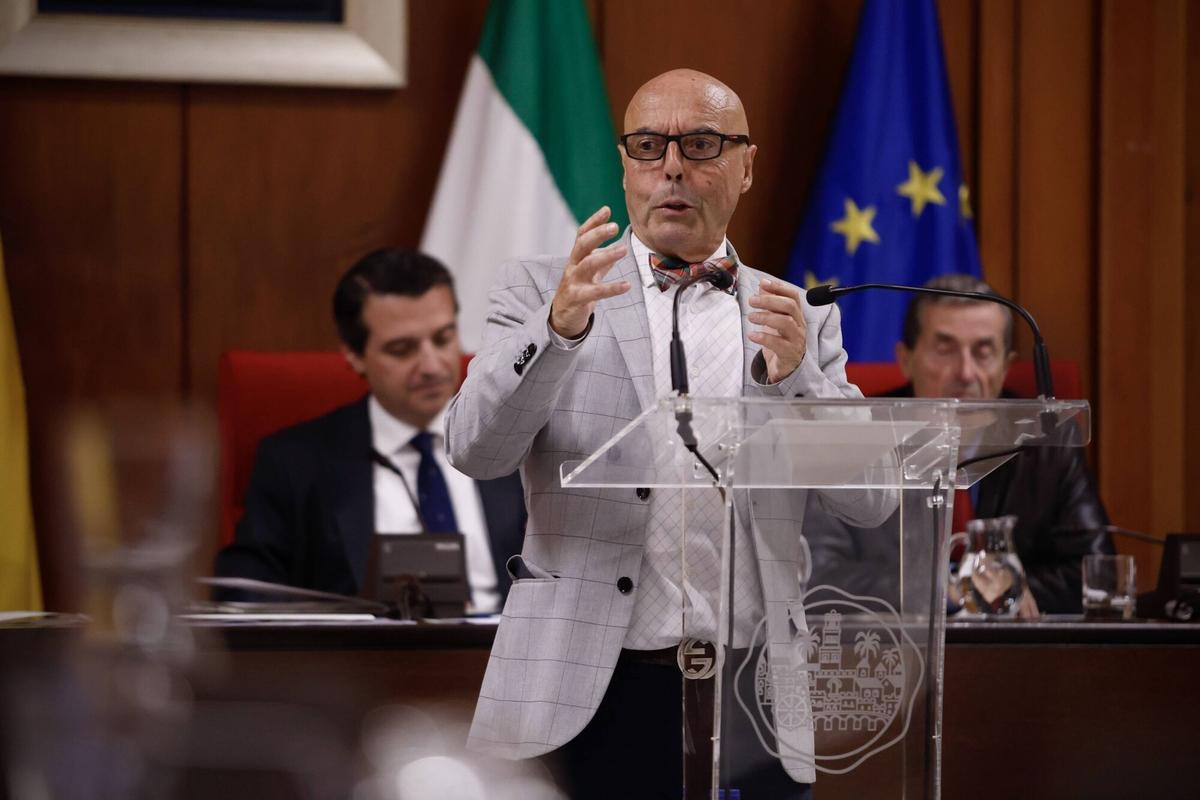 Debate sobre el estado de la ciudad. Salón de Plenos del Ayuntamiento de Córdoba. Antonio Hurtado PSOE