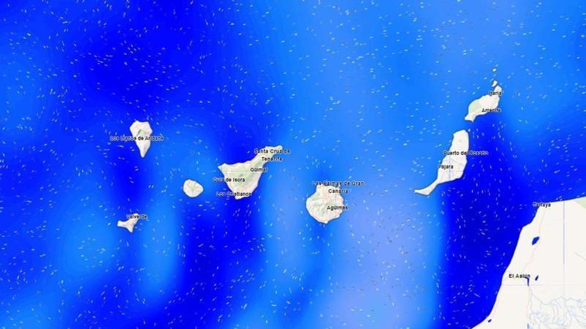 Mapa del tiempo.