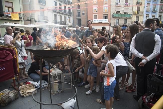 Revetlla Sense Petards a la plaça Major de Manresa