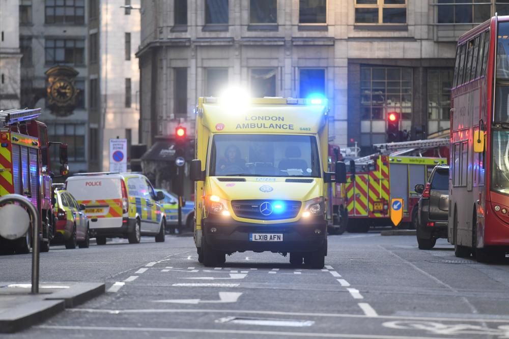 Atentado terrorista en el puente de Londres