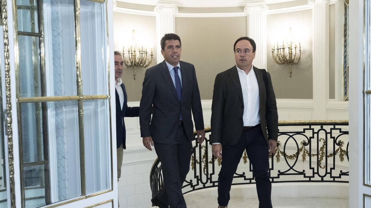 Pérez Llorca, junto a Mazón, en una imagen de archivo