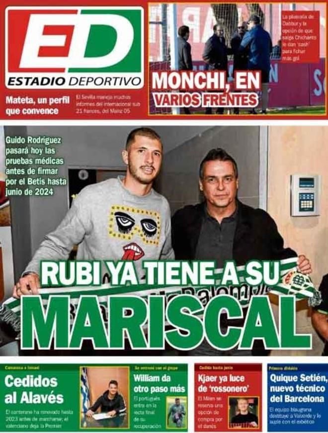 Las portadas del día en la prensa deportiva