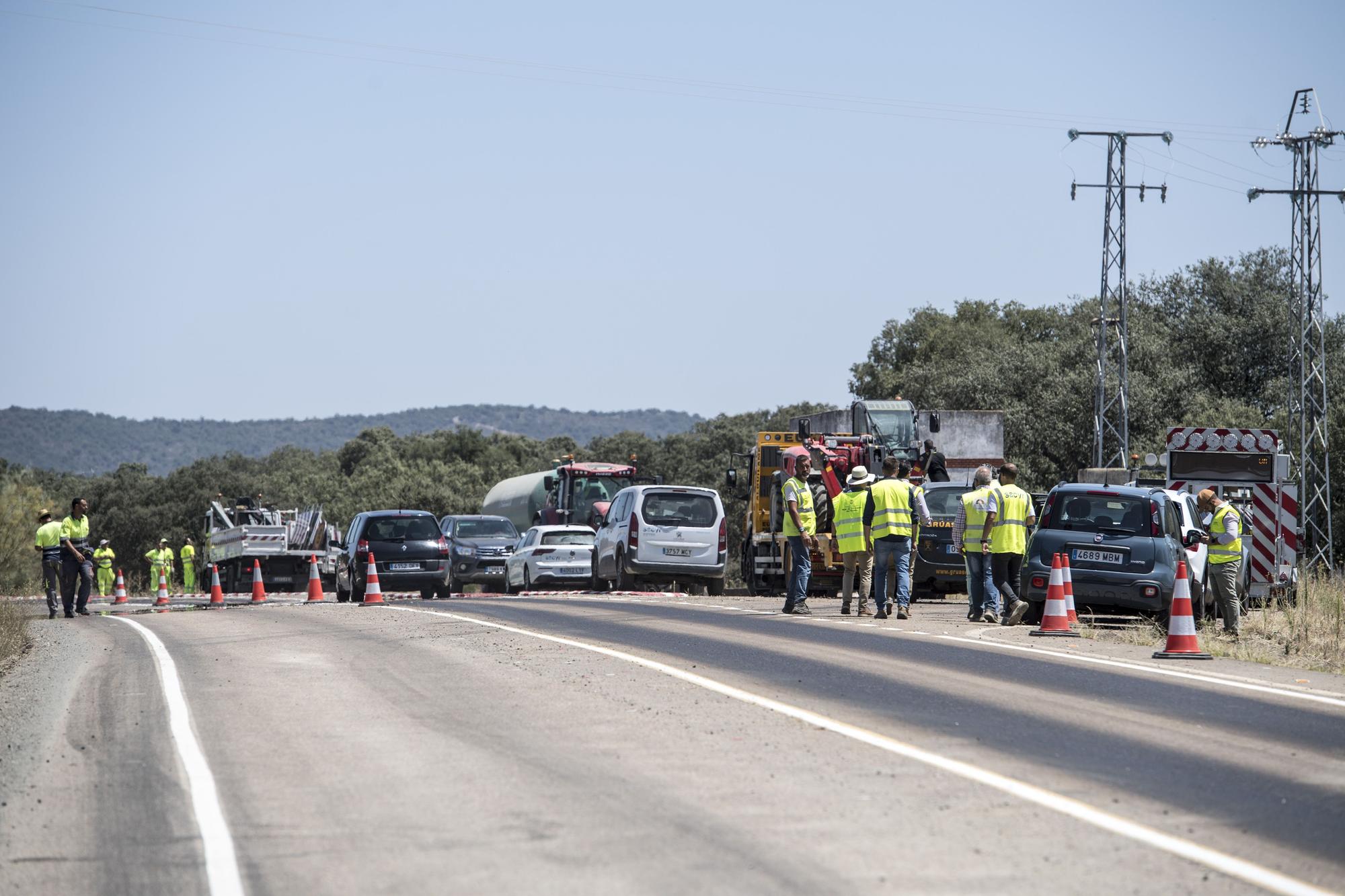 El nuevo puente de la N-523 entre Cáceres y Badajoz ya está abierto al tráfico