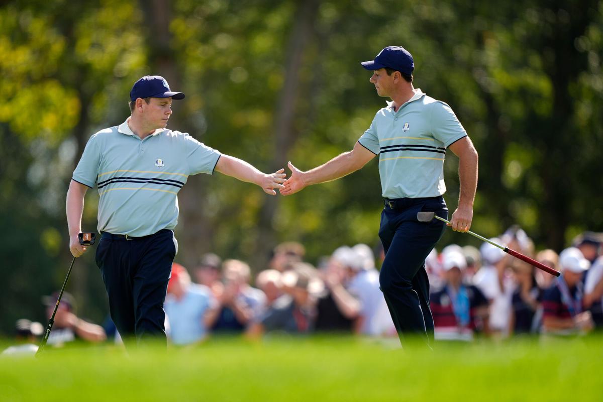 MacIntyre y Hovland lucharon hasta el final para ampliar la diferencia favorable a Europa