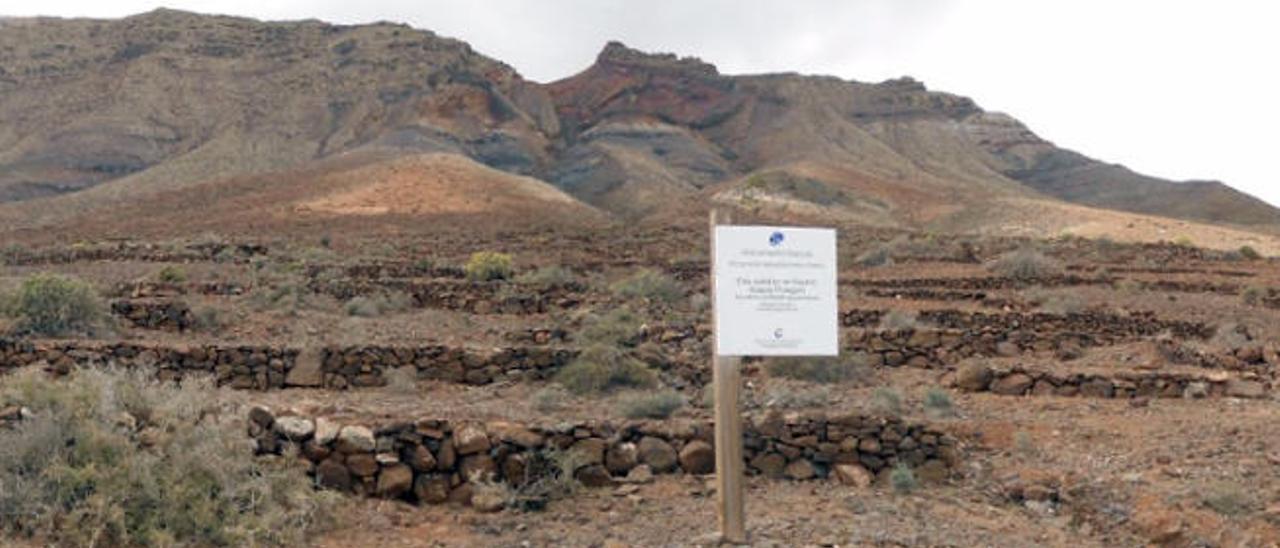 Imagen de la montaña de El Cardón, zona donde se ubicarán los parques eólicos de La Tablada y El Moralito.