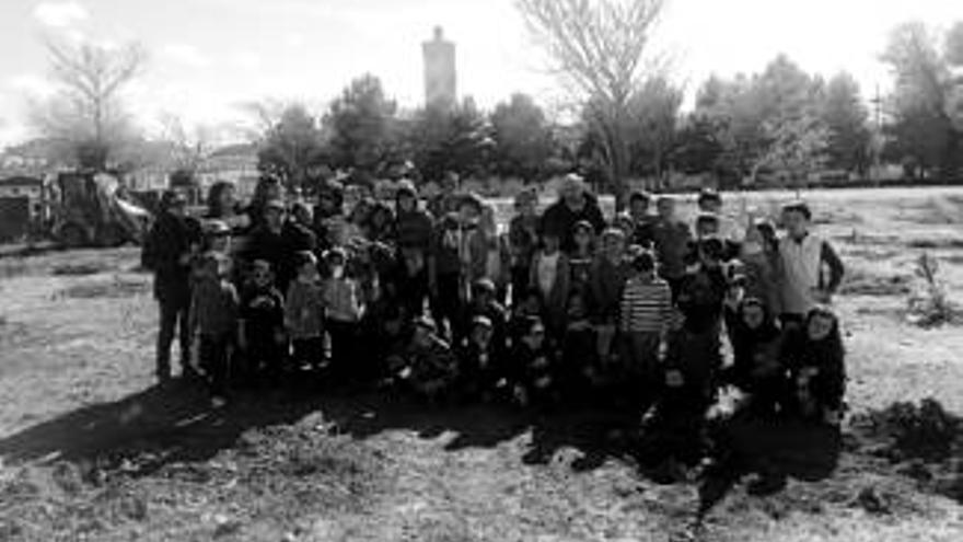 Los escolares protagonizan un día de plantación