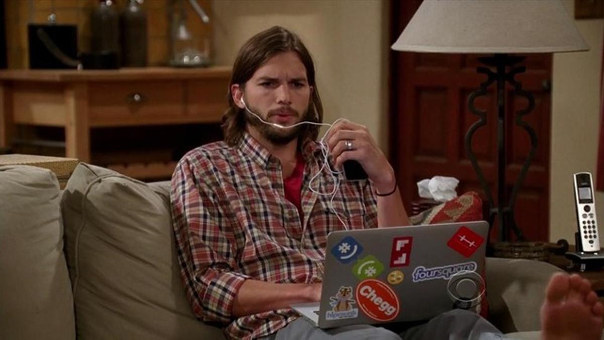 Ashton Kutcher, en 'Dos hombres y medio'