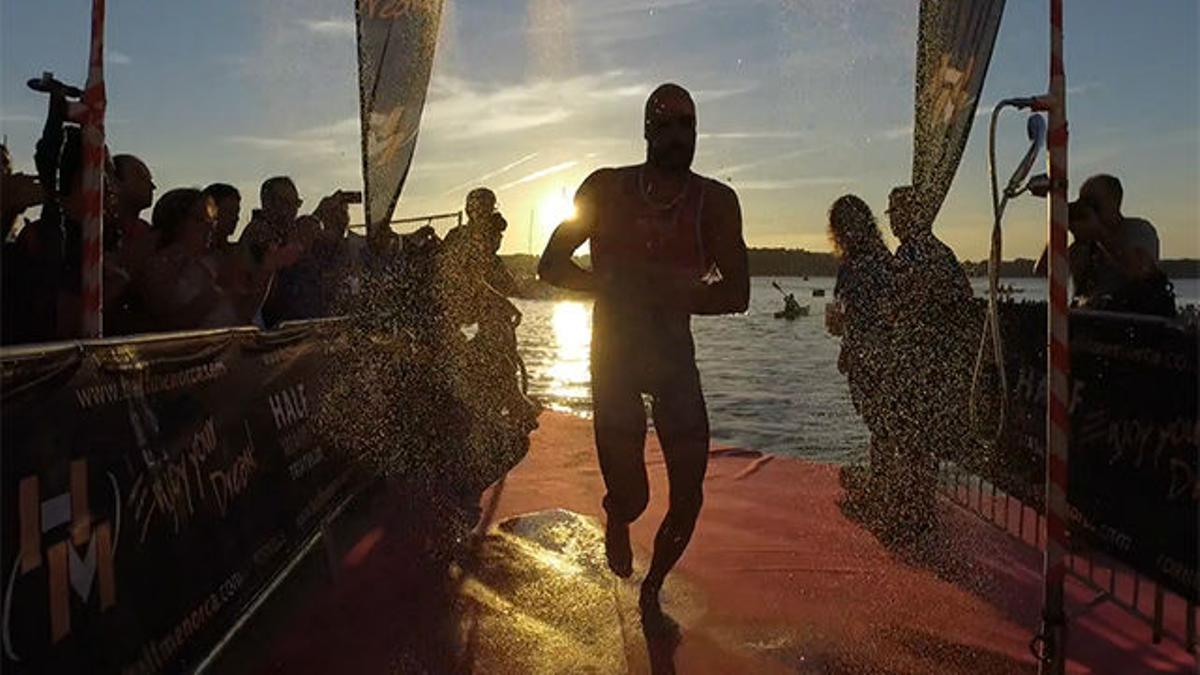 Menorca acogió una espectacular prueba de half triatlón este fin de semana