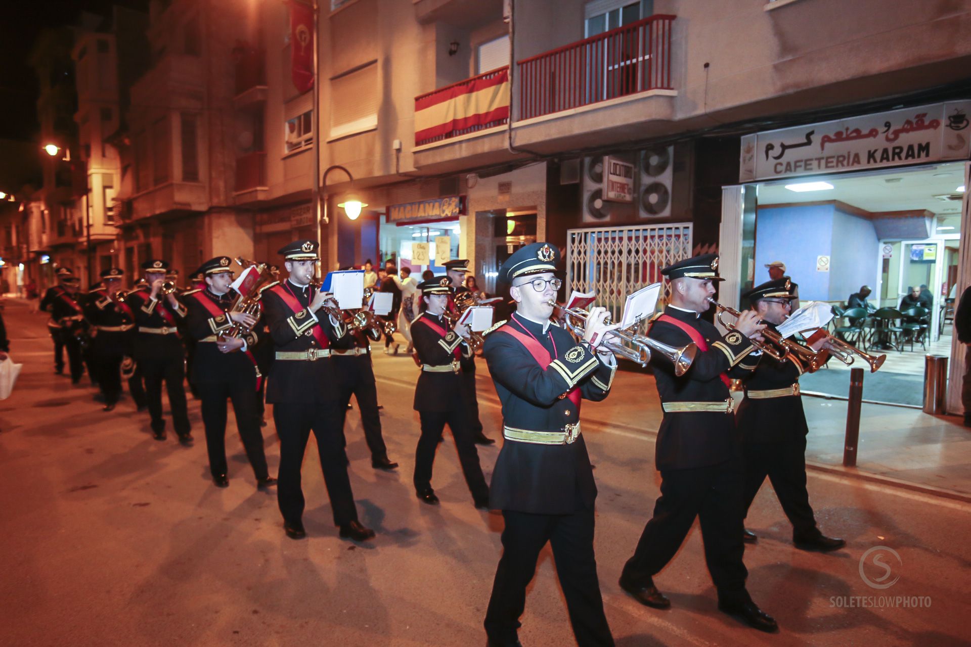 Las imágenes del encuentro del Paso Encarnado en Lorca