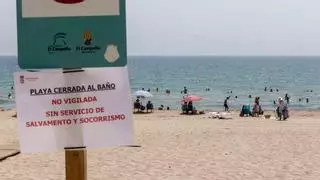 Las playas de El Campello siguen sin socorristas en pleno julio: "Hasta que no se muera alguien, no los pondrán"