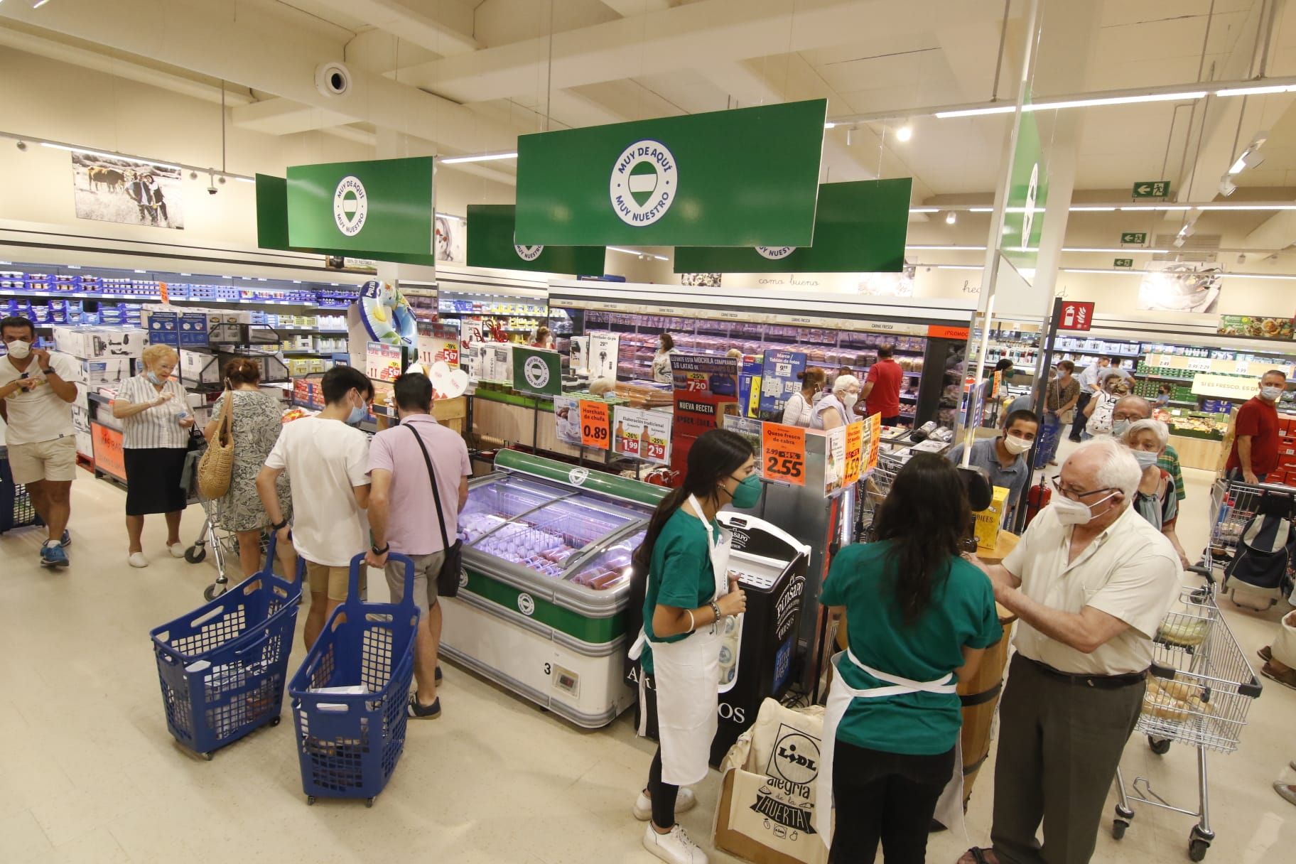 Apertura del Lidl en la carretera de Trassierra