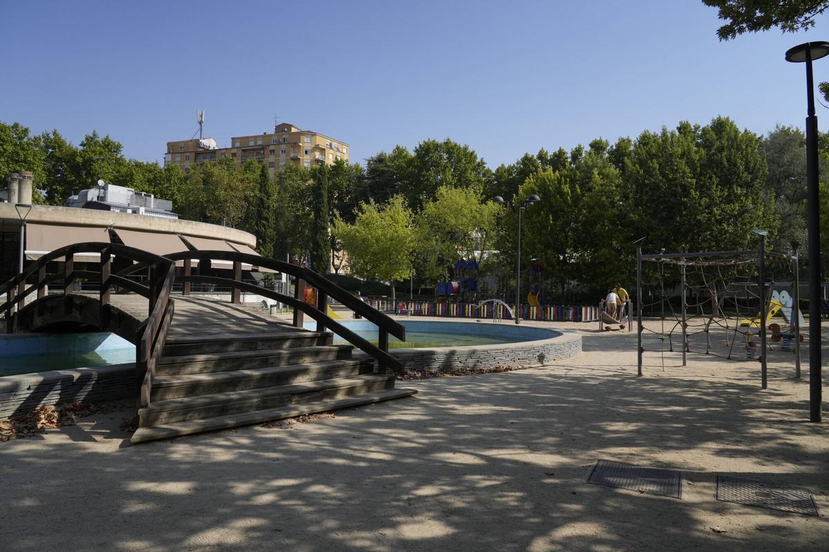 Obras y parque infantil plaza de la Marina de Zamora