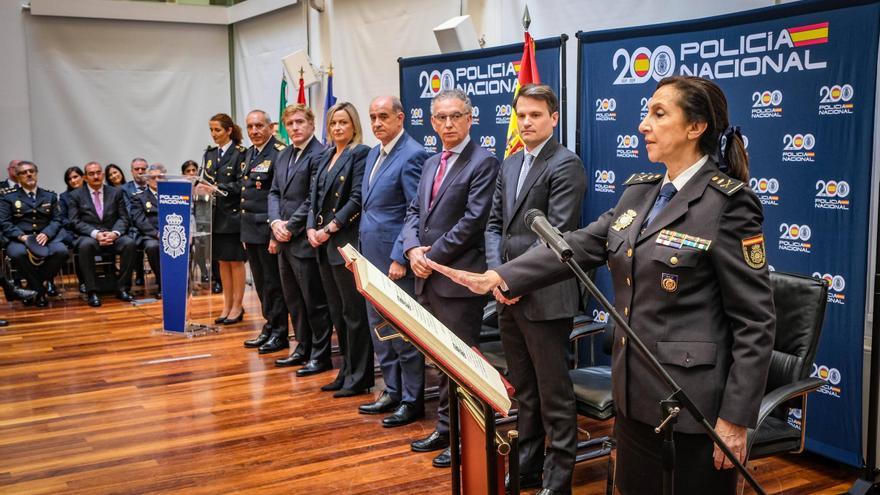 Elisa Fariñas, la primera mujer al mando de la Policía Nacional en Extremadura, toma posesión de su cargo