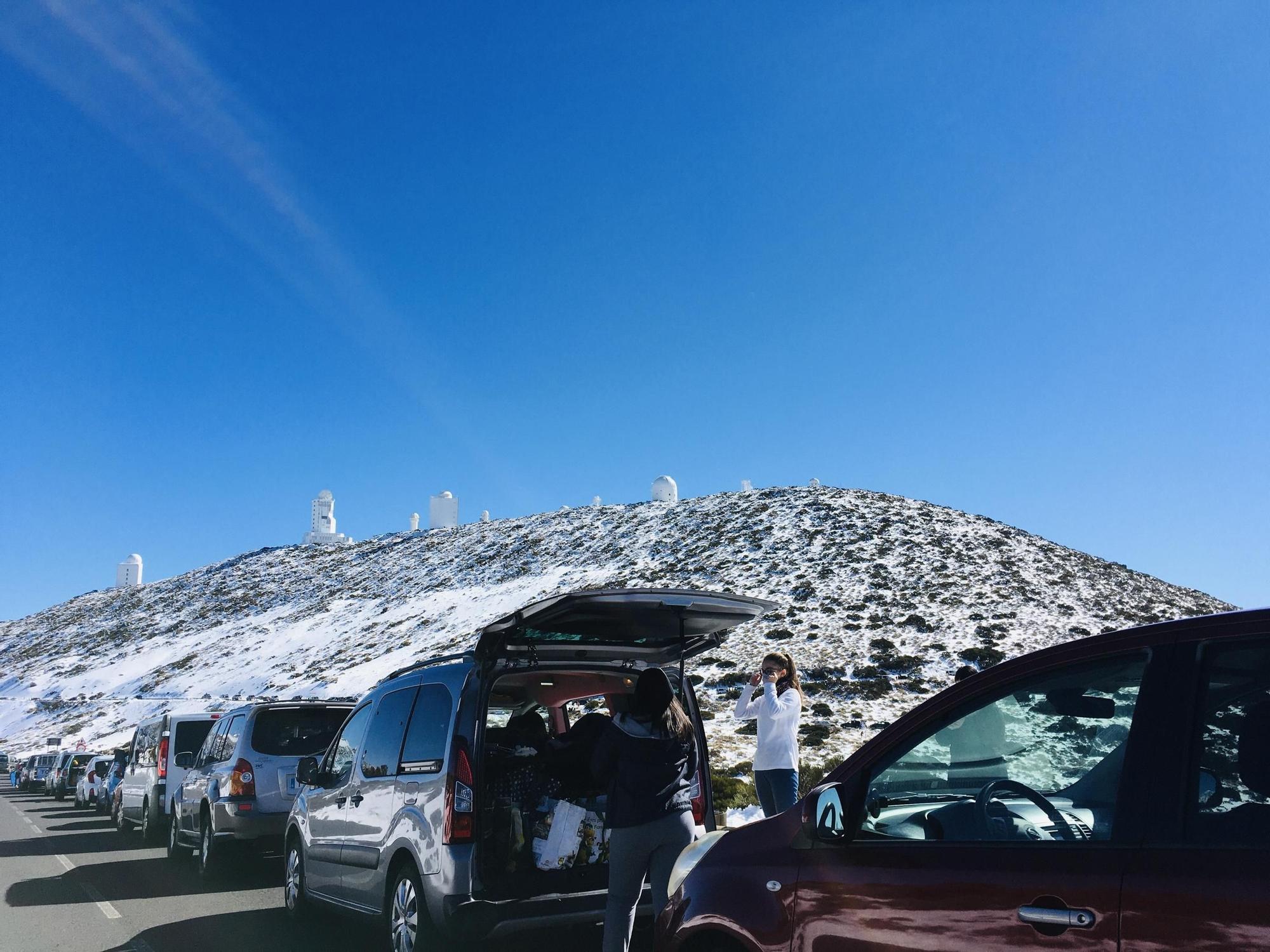 Jornada de nieve en El Teide