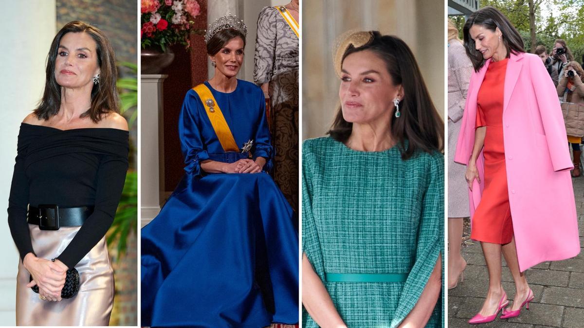 La maleta de la reina Letizia en Holanda: un repaso por todos sus looks para este viaje de Estado