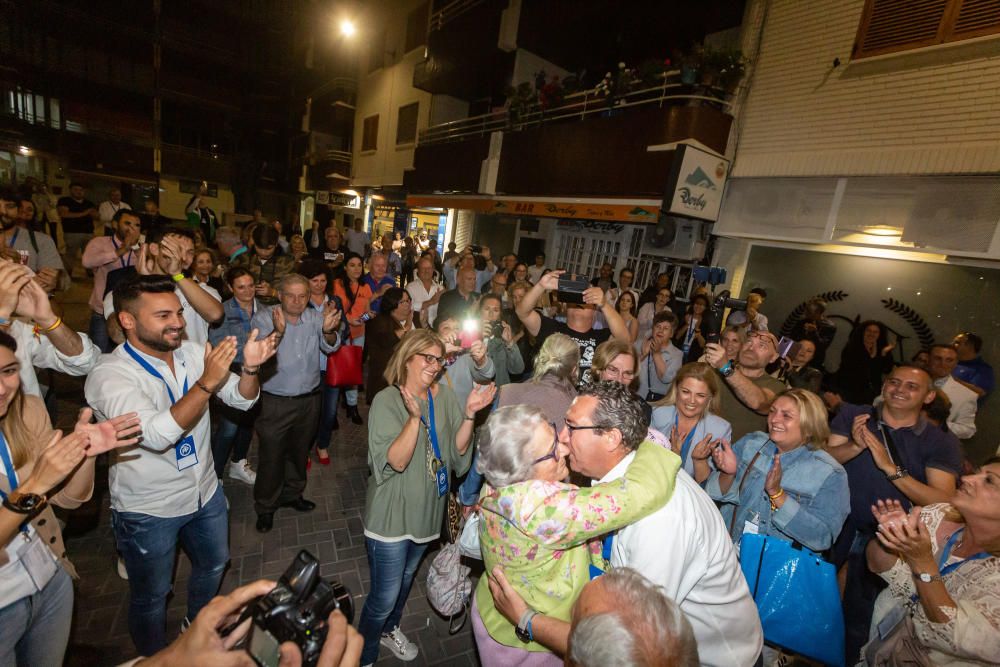 El PP recupera la mayoría absoluta en Benidorm