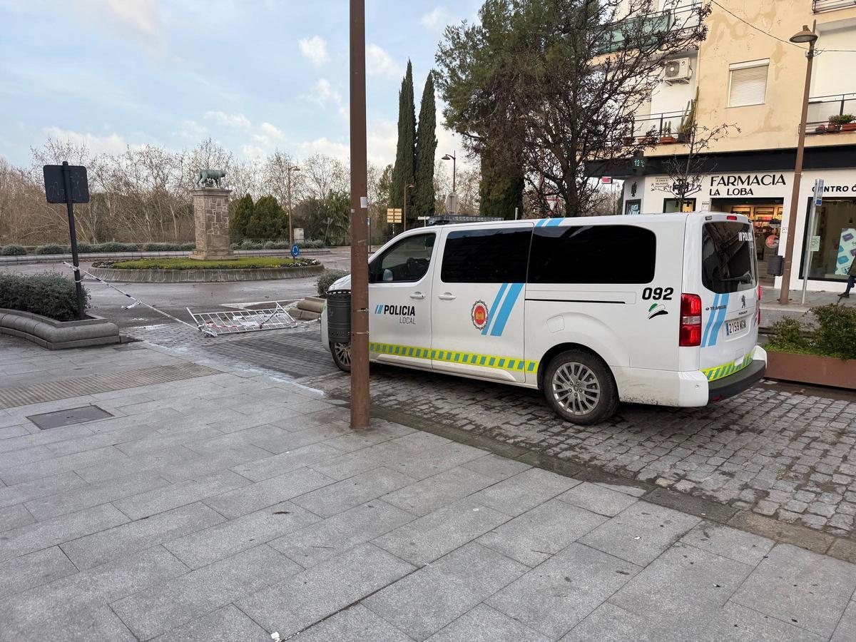 Daños causados por el vendaval.