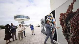 Adrián Barbón reivindica el Niemeyer como vanguardia cultural: "Es un elemento de referencia"