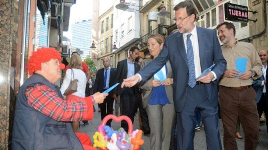 El PP reanuda la campaña con Rajoy 'a pie de obra'