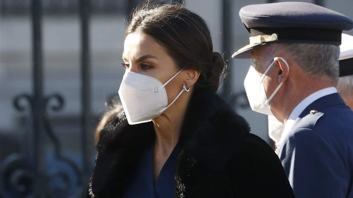 La reina Letizia en la Pascua Militar