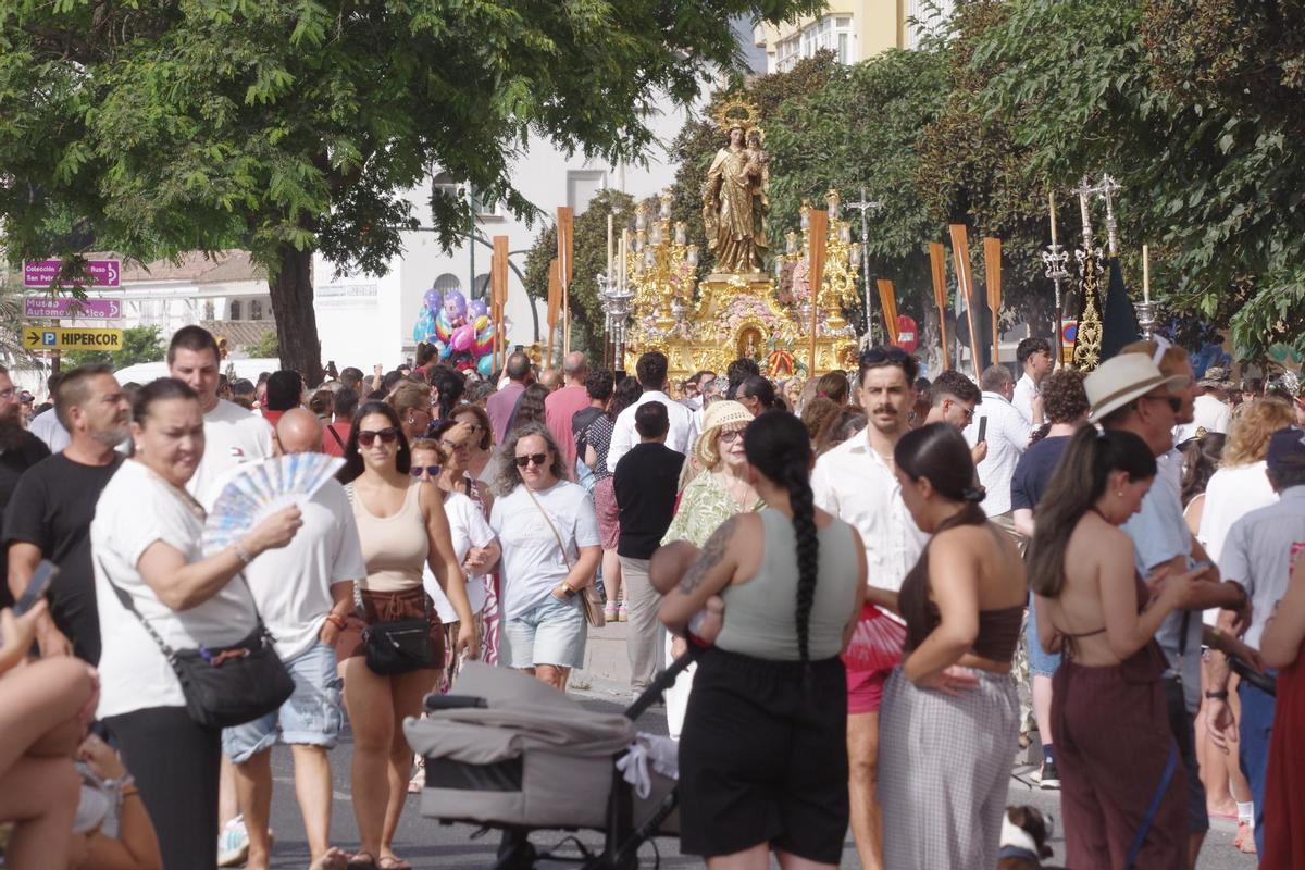 Las mejores imágenes de la procesión de Nuestra Señora del Carmen de Huelin Las mejores imágenes de la procesión de Nuestra Señora del Carmen de Huelin