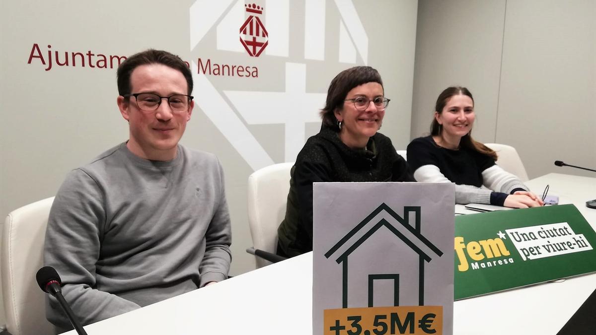 Jordi Trapé, Roser Alegre i Gemma Boix, de Fem Manresa