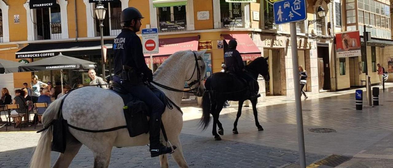 La Policía Montada también participará este año en el dispositivo especial de Navidad.