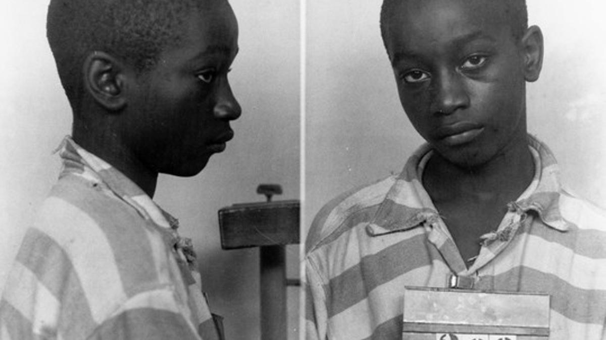 George Stinney Jr appears in an undated police booking photo provided by the South Carolina Department of Archives and History